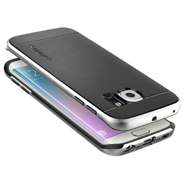 Чохол SGP Neo Hybrid Series для Samsung Galaxy S6 edge (G925) - Gray: фото 4 з 12