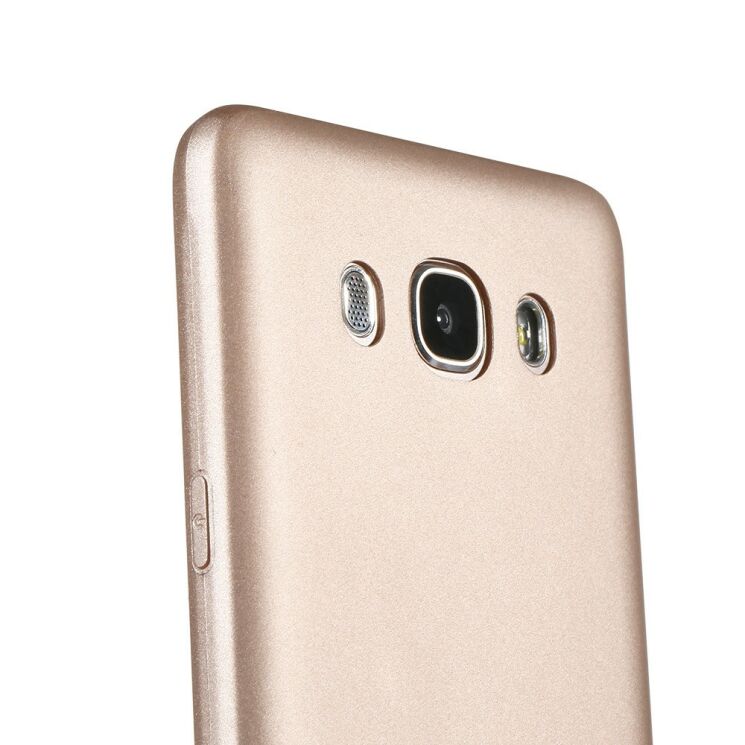Силиконовый (TPU) чехол X-LEVEL Matte для Samsung Galaxy J7 2016 (J710) - Gold: фото 5 из 6