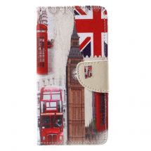 Чехол-книжка Deexe Color Wallet для Huawei Y7 - London City: фото 1 из 6