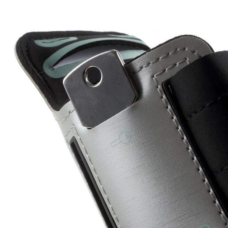 Чохол на руку UniCase Run&Fitness Armband M для смартфонів шириною до 75 см - Grey: фото 4 з 8
