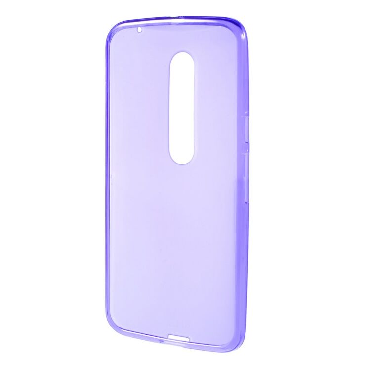 Силиконовая накладка Deexe Soft Case для Motorola Moto X Style - Violet: фото 2 из 6