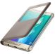 Чехол S View Cover для Samsung Galaxy S6 edge+ (EF-CG928PBEGRU) - Gold (100402F). Фото 1 из 5