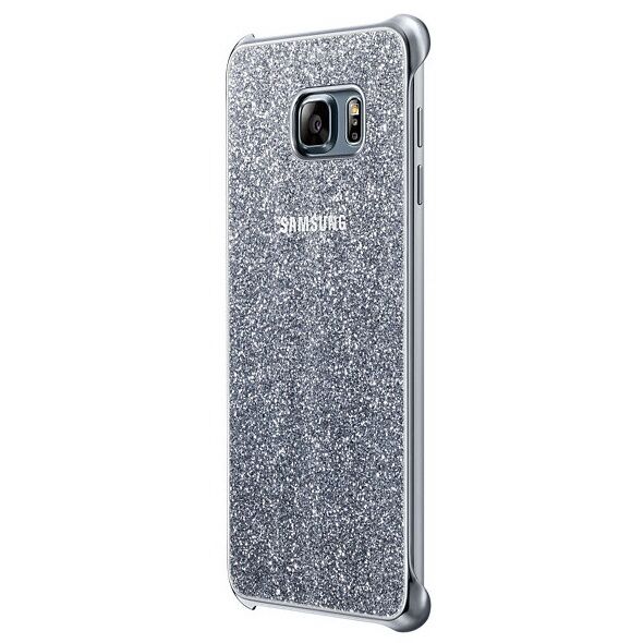 Чехол Glitter Cover для Samsung Galaxy S6 edge+ EF-XG928CFEGWW - Silver: фото 2 из 5