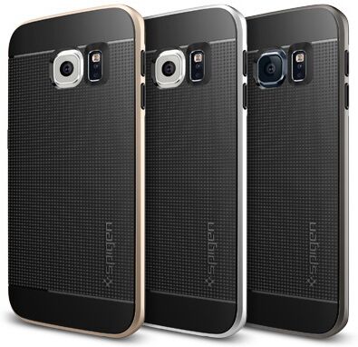 Чехол SGP Neo Hybrid Series для Samsung Galaxy S6 edge (G925) - Silver: фото 2 из 12