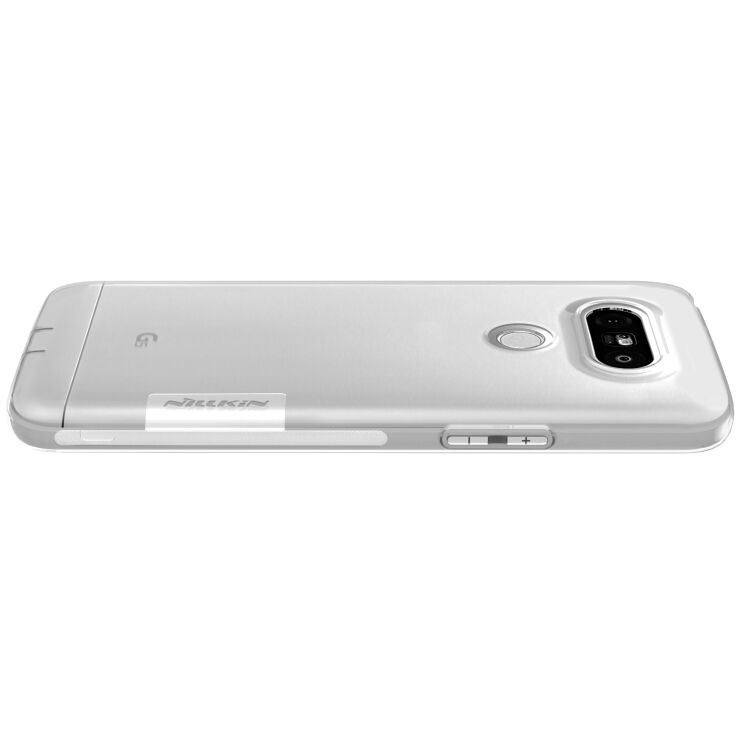 Силиконовый чехол NILLKIN Nature для LG G5 - White: фото 5 из 17