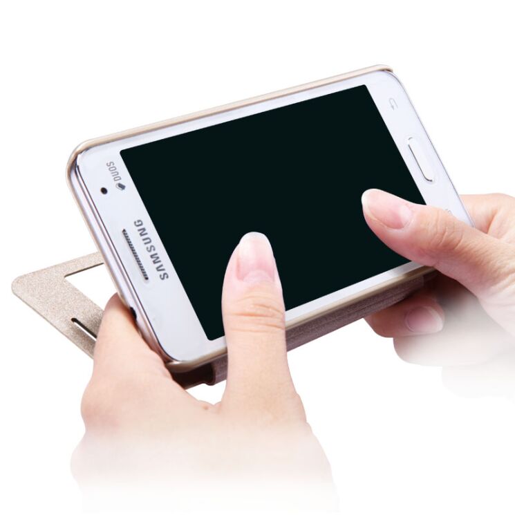 Чохол NILLKIN Sparkle Series для Samsung Galaxy Core 2 (G335) - Gold: фото 3 з 16