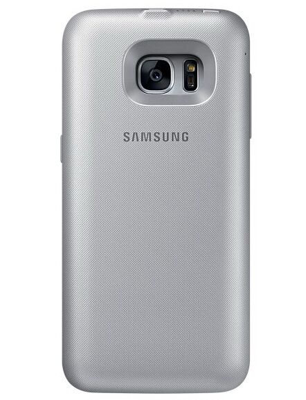 Чохол-аккумулятор Backpack Cover для Samsung Galaxy S7 edge (G935) EP-TG935BBRGRU - Silver: фото 2 з 5