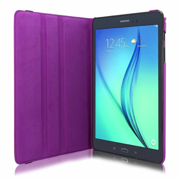 Вращающийся чехол Deexe Rotation для Samsung Galaxy Tab A 8.0 (T350/351) - Purple: фото 1 з 5