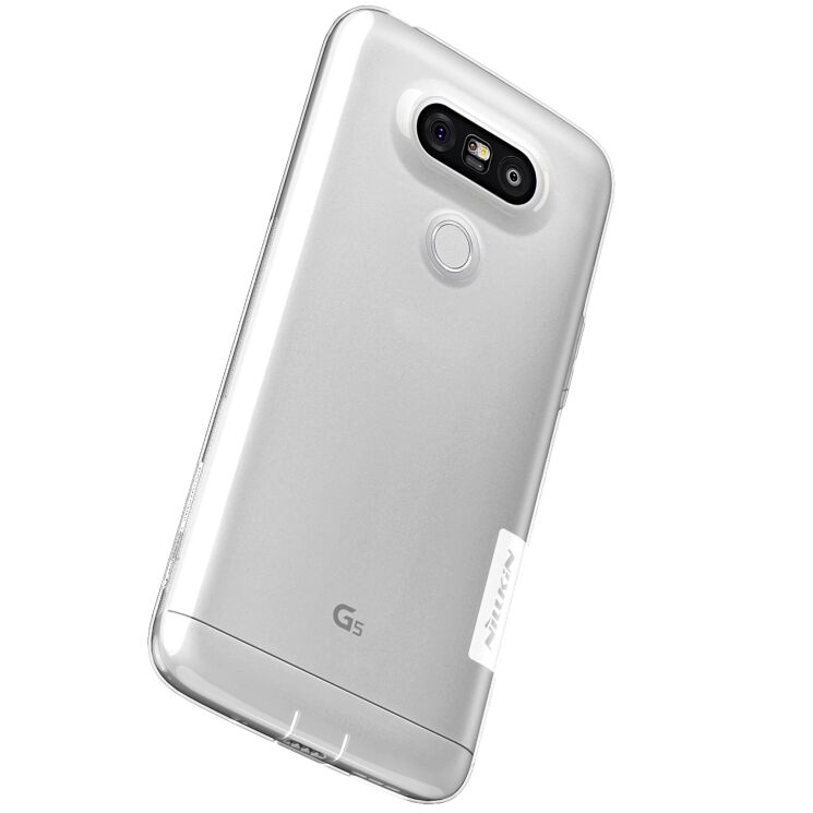 Силиконовый чехол NILLKIN Nature для LG G5 - White: фото 6 из 17