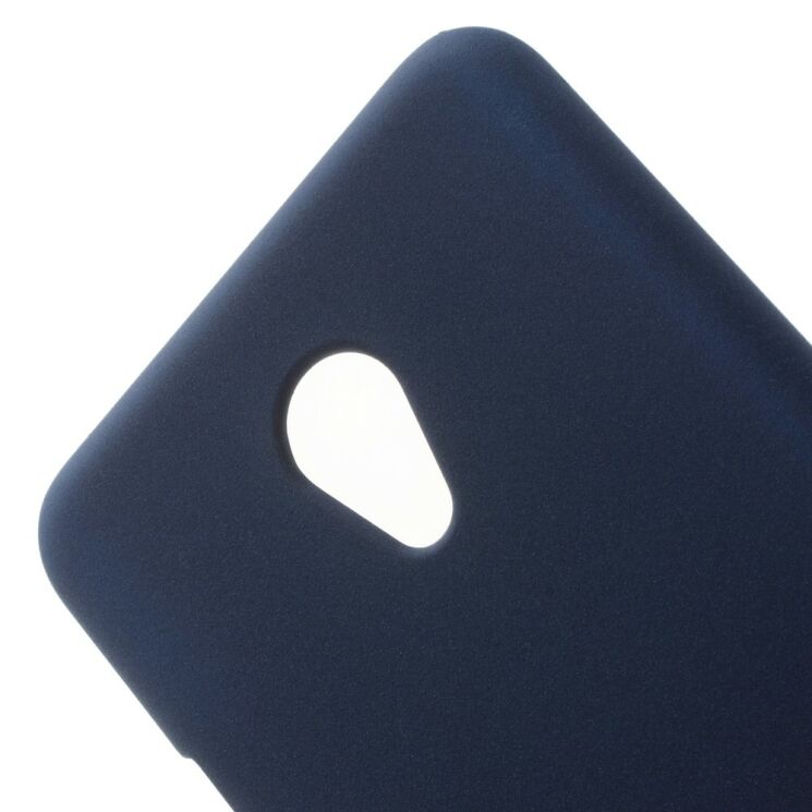 Пластиковый чехол Deexe Quicksand для Meizu Pro 6 - Dark Blue: фото 5 из 5
