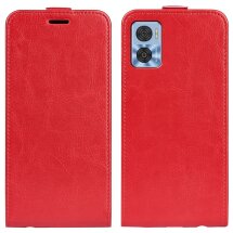 Чохол Deexe Flip Case для Motorola Moto E22 - Red: фото 1 з 7