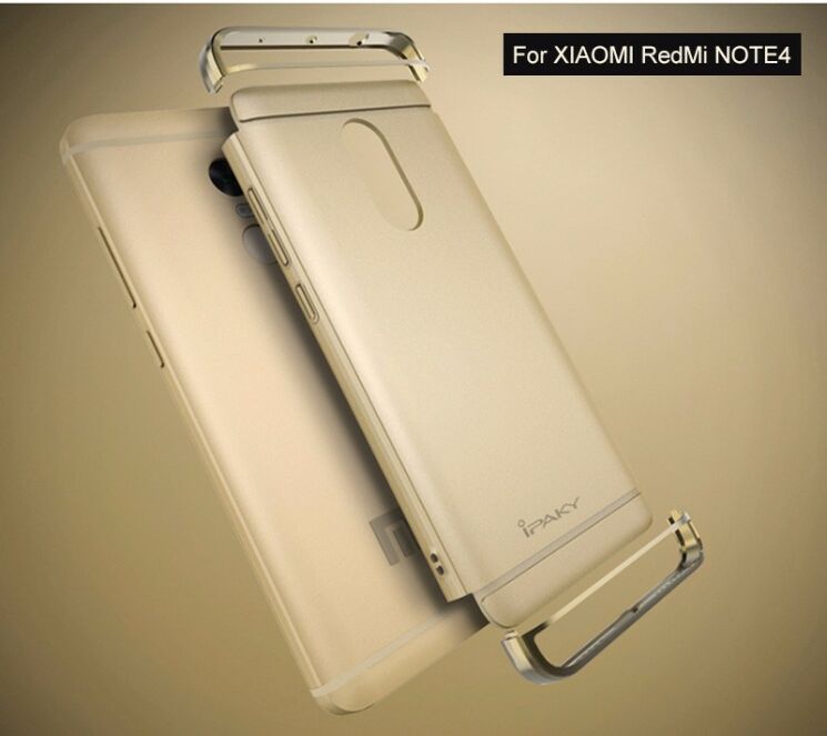 Пластиковый чехол IPAKY Slim Armor для Xiaomi Redmi Note 4 - Silver: фото 7 из 10