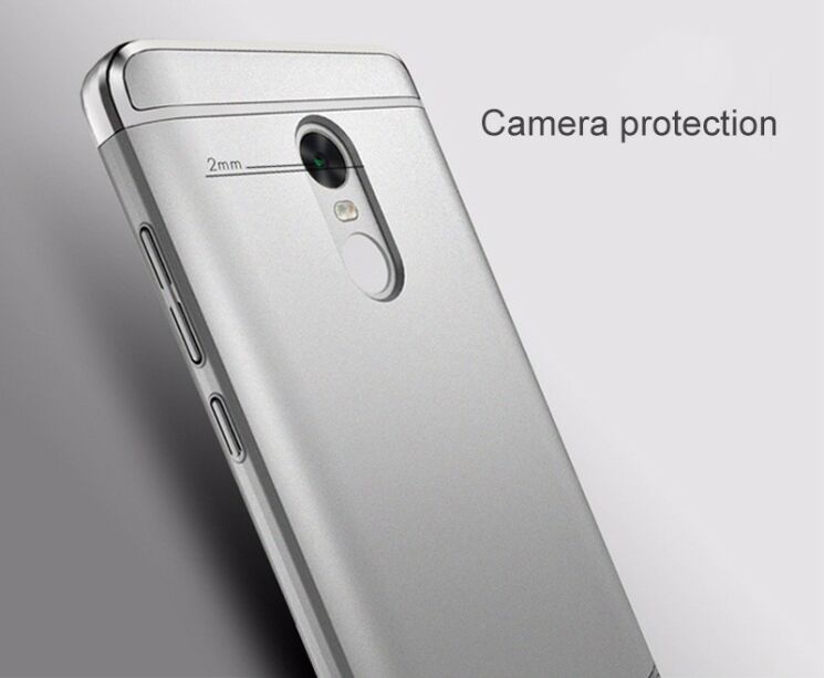 Пластиковий чохол IPAKY Slim Armor для Xiaomi Redmi Note 4 - Silver: фото 10 з 10