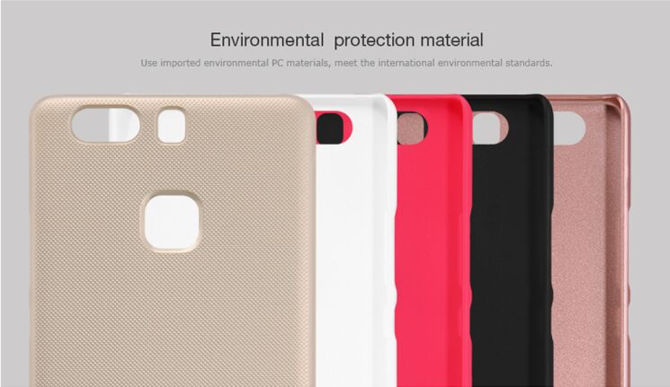 Пластиковый чехол NILLKIN Frosted Shield для Huawei P9 Plus - Gold: фото 10 из 15