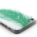 Силиконовая накладка Deexe Life Style для iPhone 6/6s Plus - Green Feather (330268K). Фото 2 з 3