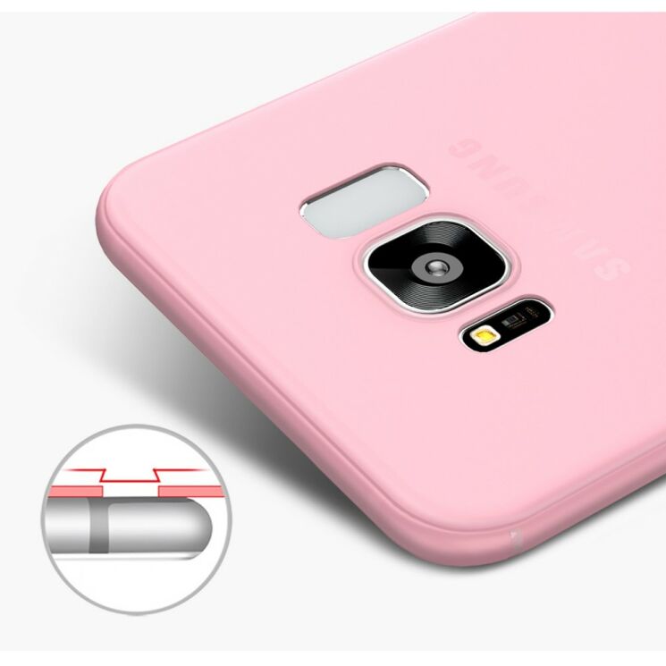 Силиконовый чехол CAFELE Matte Case для Samsung Galaxy S8 (G950) - Pink: фото 2 из 3