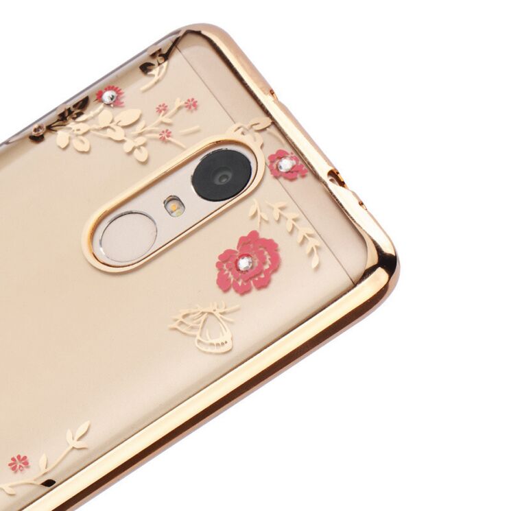 Силиконовый (TPU) чехол Deexe Shiny Cover для Xiaomi Redmi Note 3 / Note 3 Pro - Gold: фото 8 из 8