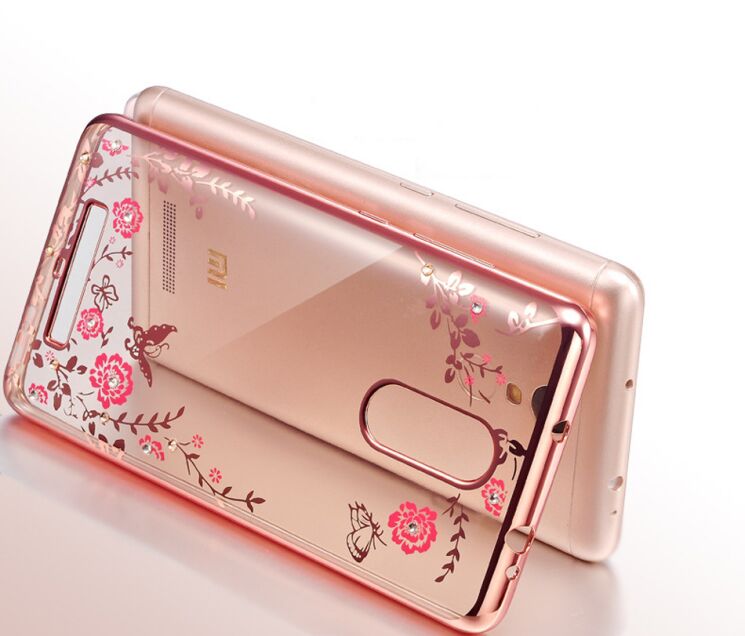 Силиконовый (TPU) чехол Deexe Shiny Cover для Xiaomi Redmi Note 3 / Note 3 Pro - Rose Gold: фото 4 из 8