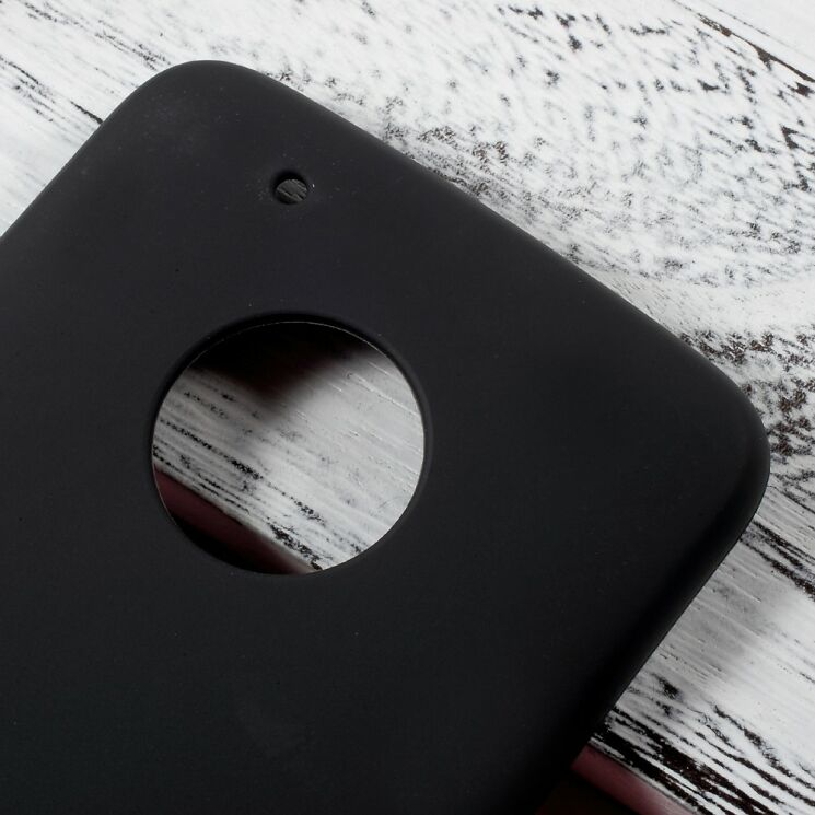 Силіконовий (TPU) чохол Deexe Soft Case для Motorola Moto G5 Plus - Black: фото 4 з 6