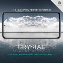 Защитная пленка NILLKIN Crystal для Xiaomi Poco F3 / Redmi K40 / Redmi K40 Pro / Mi 11i: фото 1 из 14