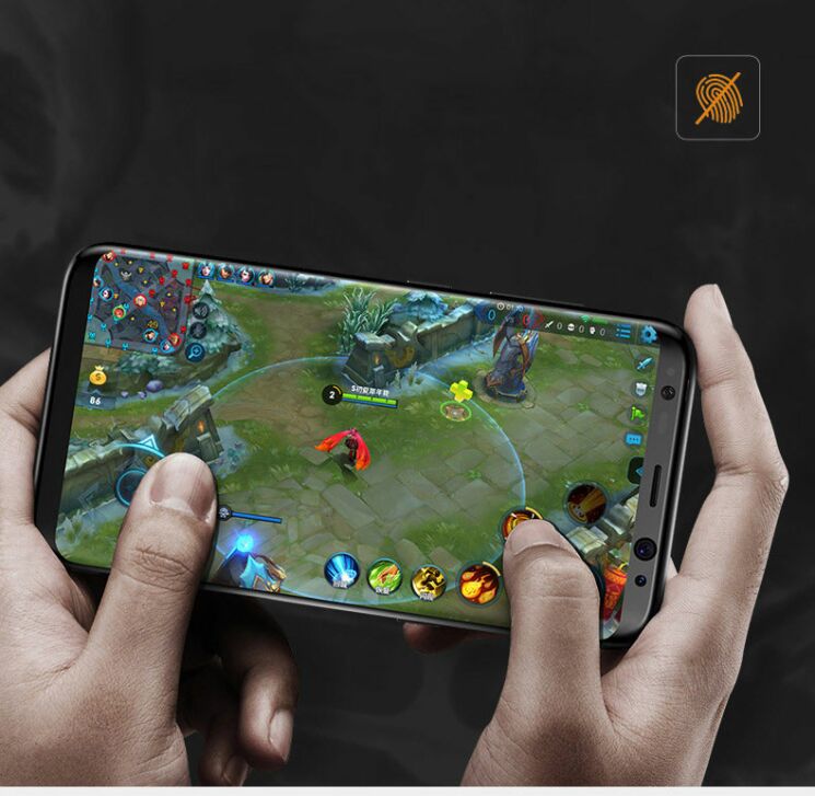 Захисне скло MOCOLO 3D Curved Full Size для Samsung Galaxy S8 Plus (G955) - Black: фото 8 з 8