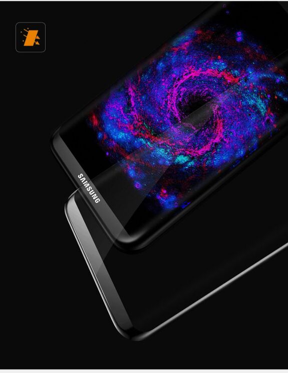 Защитное стекло MOCOLO 3D Curved Full Size для Samsung Galaxy S8 Plus (G955) - Black: фото 7 из 8