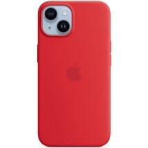 Защитный чехол Copiex Silicone Case with MagSafe для Apple iPhone 14 - Red: фото 1 из 5