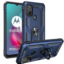 Защитный чехол Deexe Armor Case для Motorola Moto G10 / Moto G20 / Moto G30 - Blue: фото 1 из 5