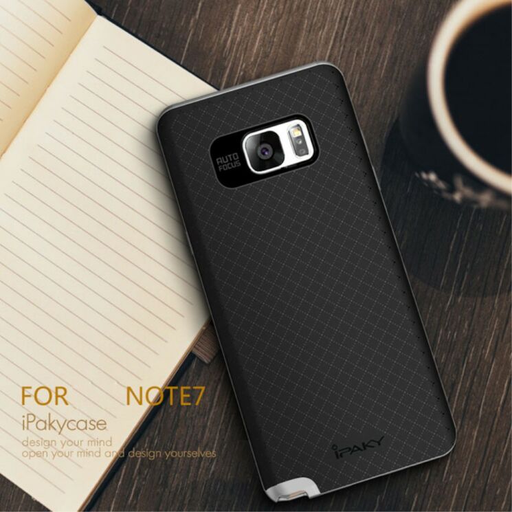 Защитный чехол IPAKY Hybrid для Samsung Galaxy Note 7 (N930) - Silver: фото 10 из 10