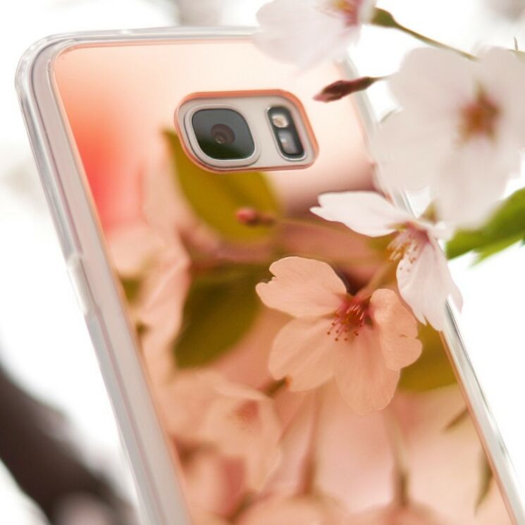 Защитный чехол RINGKE Fusion Mirror для Samsung Galaxy S7 Edge (G935) - Rose Gold: фото 5 из 5