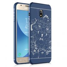 Захисний чохол UniCase Dragon Style для Samsung Galaxy J3 2017 (J330) - Dark Blue: фото 1 з 4