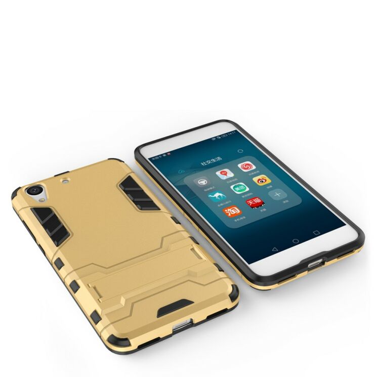 Защитный чехол UniCase Hybrid для Huawei Y6 II - Gold: фото 6 из 7