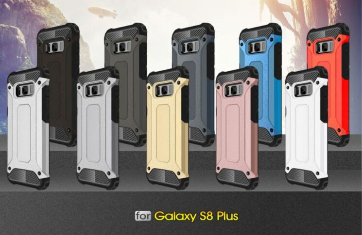 Защитный чехол UniCase Rugged Guard для Samsung Galaxy S8 Plus (G955) - Black: фото 2 из 5