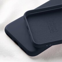 Защитный чехол X-LEVEL Delicate Silicone для Apple iPhone SE 2 / 3 (2020 / 2022) / iPhone 7 / iPhone 8 - Dark Blue: фото 1 из 6