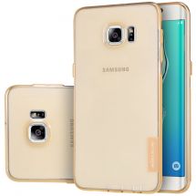 Силиконовая накладка NILLKIN Nature TPU для Samsung Galaxy S6 edge+ (G928) - Gold: фото 1 из 7