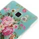 Силиконовая накладка Deexe Pretty Flowers для Samsung Galaxy A3 (A300) - Light Blue (SA-1678C). Фото 4 из 6