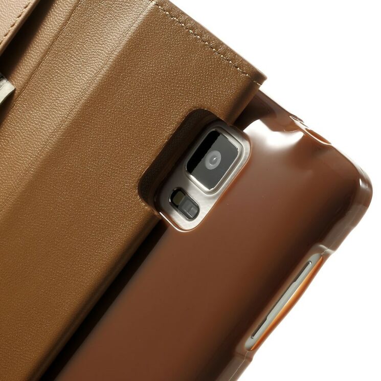 Чохол MERCURY Sonata Diary для Samsung Galaxy Note 4 (N910) - Brown: фото 7 з 12