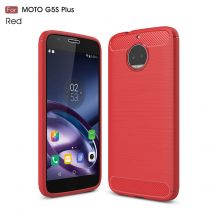 Захисний чохол UniCase Carbon для Motorola Moto G5s Plus - Red: фото 1 з 11