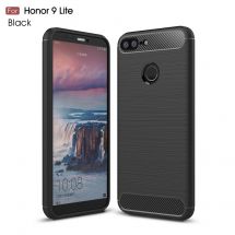 Захисний чохол UniCase Carbon для Huawei Honor 9 Lite - Black: фото 1 з 10
