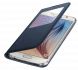 Чехол S View Cover (Textile) для Samsung S6 (G920) EF-CG920 - Black (S6-2414B). Фото 3 из 9