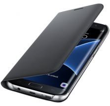 Чохол Flip Wallet для Samsung Galaxy S7 edge (G935) EF-WG935PFEGRU - Black: фото 1 з 5
