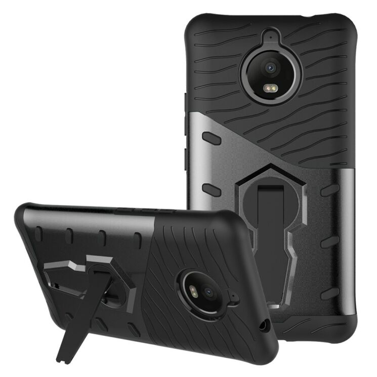 Защитный чехол UniCase Armor для Motorola Moto E Plus / E4 Plus - Black: фото 1 из 20