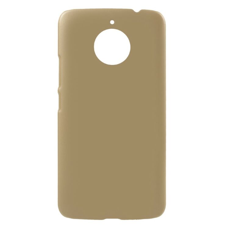 Пластиковый чехол Deexe Hard Shell для Motorola Moto E Plus / E4 Plus - Gold: фото 1 из 4