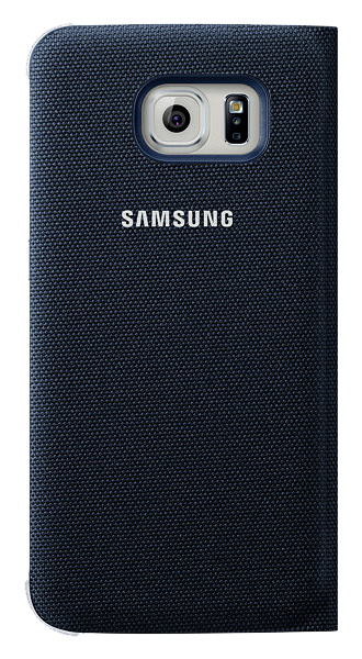 Чехол S View Cover (Textile) для Samsung S6 (G920) EF-CG920 - Black: фото 4 из 9