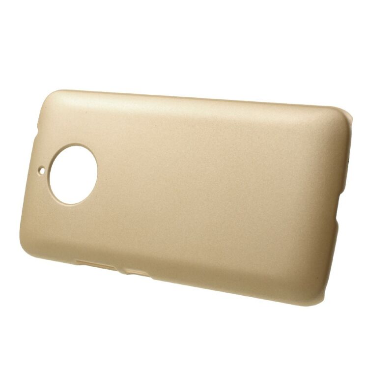 Пластиковый чехол Deexe Hard Shell для Motorola Moto E Plus / E4 Plus - Gold: фото 2 из 4