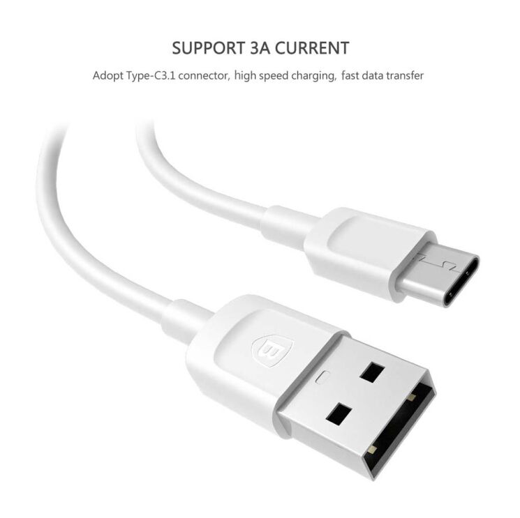 Дата-кабель BASEUS Zoole Series Type-C (USB 3.1, Quick Charge): фото 7 з 9