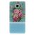 Силиконовая накладка Deexe Pretty Flowers для Samsung Galaxy A3 (A300) - Light Blue: фото 1 из 6