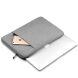 Чохол Deexe Nylon Case для планшетів и ноутбуков діагоналлю до 13 дюймів - Light Grey (981129LH). Фото 4 з 5