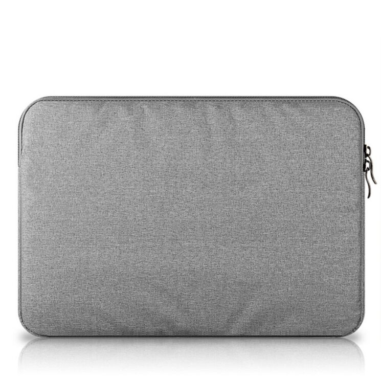 Чехол Deexe Nylon Case для планшетов и ноутбуков диагональю до 13 дюймов - Light Grey: фото 2 из 5