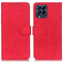 Чохол-книжка KHAZNEH Retro Wallet для Samsung Galaxy M53 (M536) - Red: фото 1 з 10
